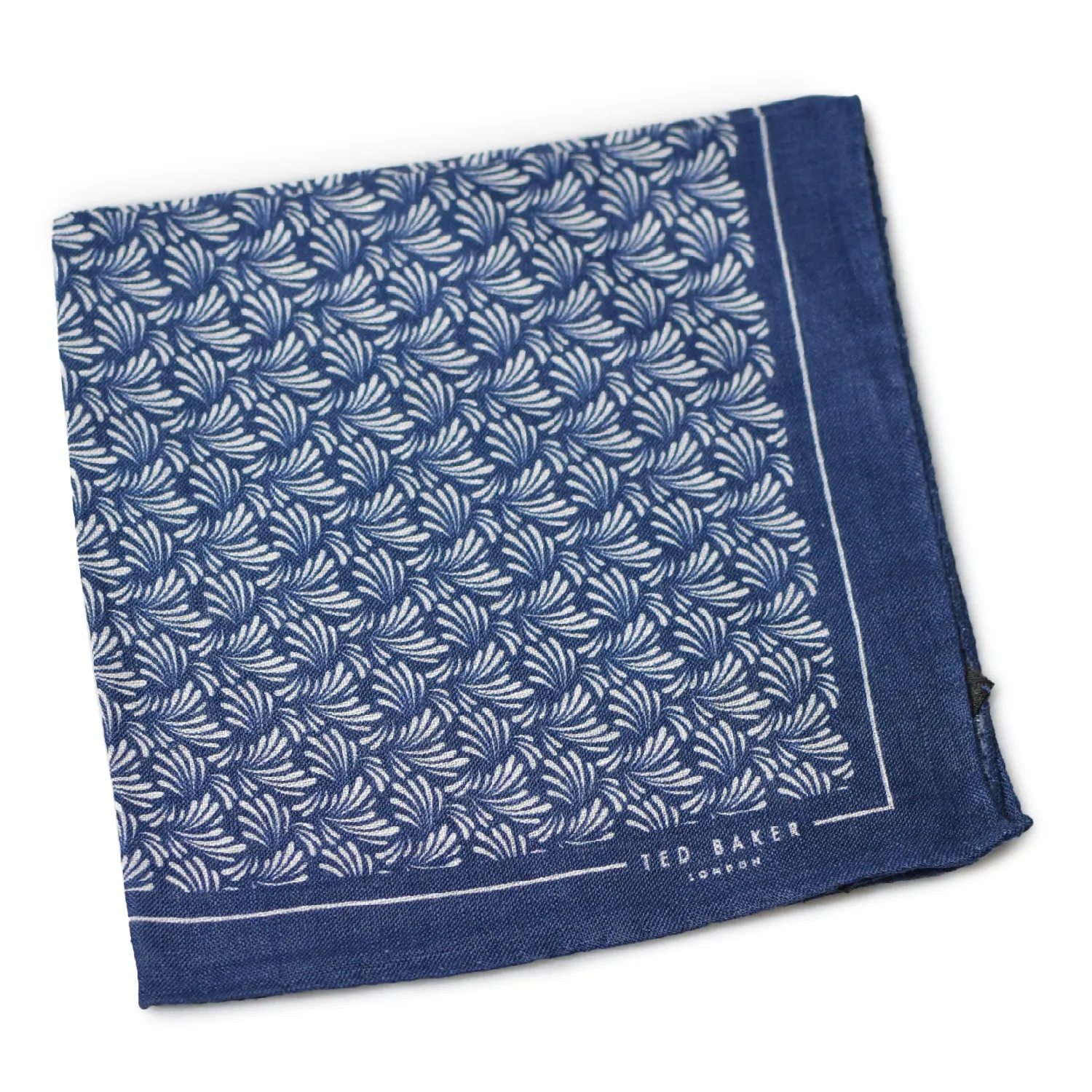 Pochette en lin à micro-motifs végétaux Ted Baker
