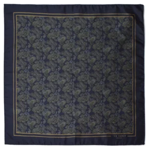 ted-baker-paisley bleu vert a plat