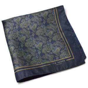 ted-baker-paisley bleu vert pliee