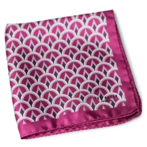 Pochette en soie à motifs art déco 70s Ted Baker