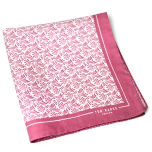 Pochette en lin à motifs abstraits Ted Baker