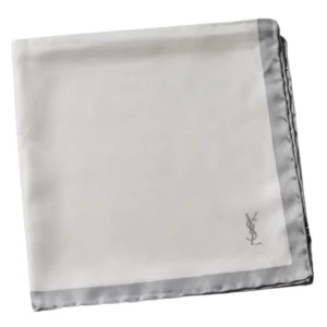 ysl monogramme pochette blanche et grise