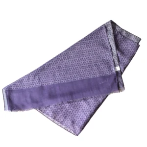 Lanvin motifs cercles violets coton-a plat