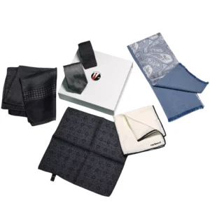 Panache box 16 gris et bleu