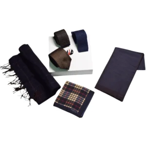 Panache box 14 bleu outremer et brun