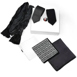 panache box noire et grise