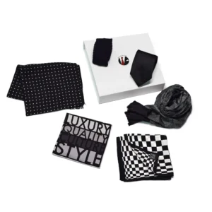 Panache box - noir et gris