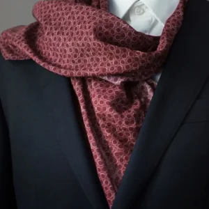 foulard rouge lanvin