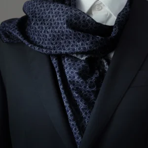 lanvin cercles coton -bleumarine