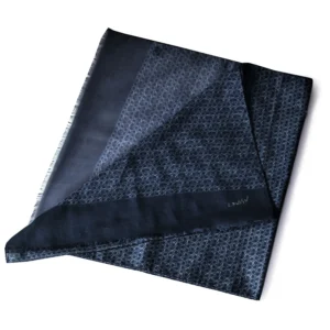 lanvin cercles coton -bleumarine-a-plat