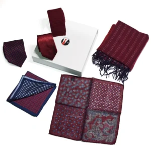 panache box 11 bordeaux et bleu marine