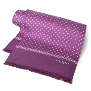 ted baker violette a motifs micro losanges -roulee