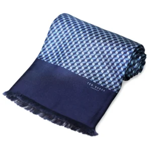 tedbaker mosaique isometrique bleue roulee