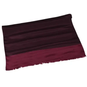 grand foulard bordeaux uni Lanvin