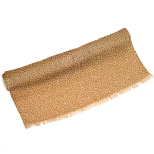 Foulard a motif paisley camel