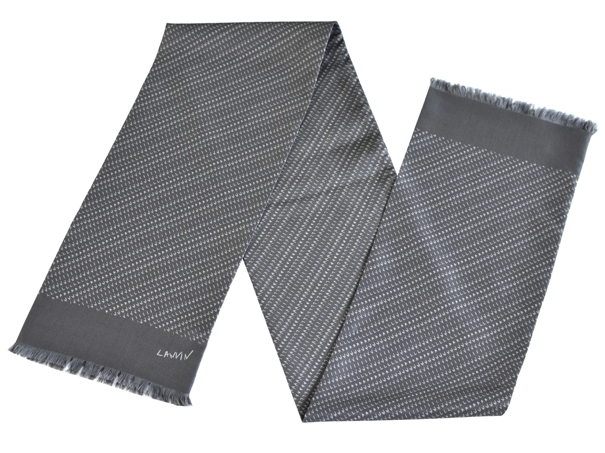 Foulard lanvin typographie-a plat