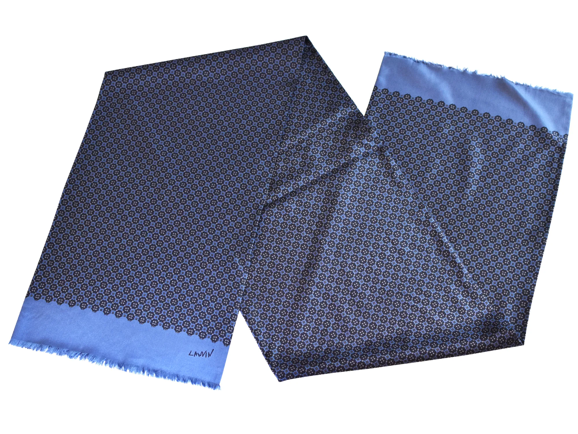 Pochette en soie Lanvin a motifs-2