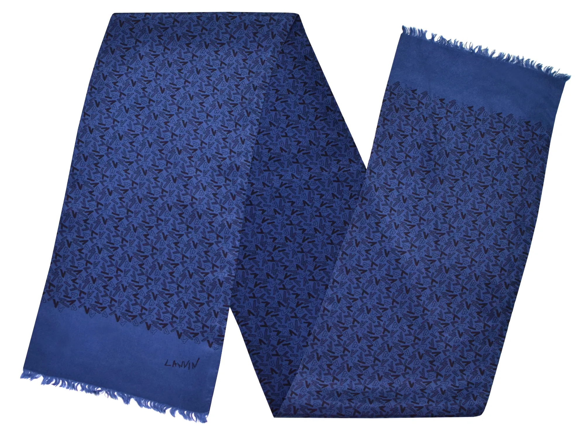 lanvin foulard pop bleu