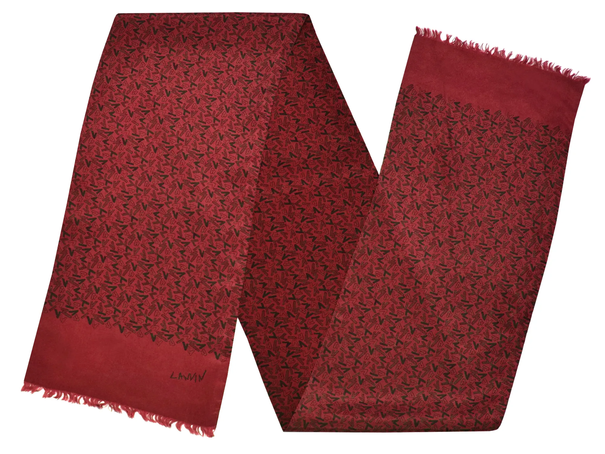 lanvin foulard pop rouge
