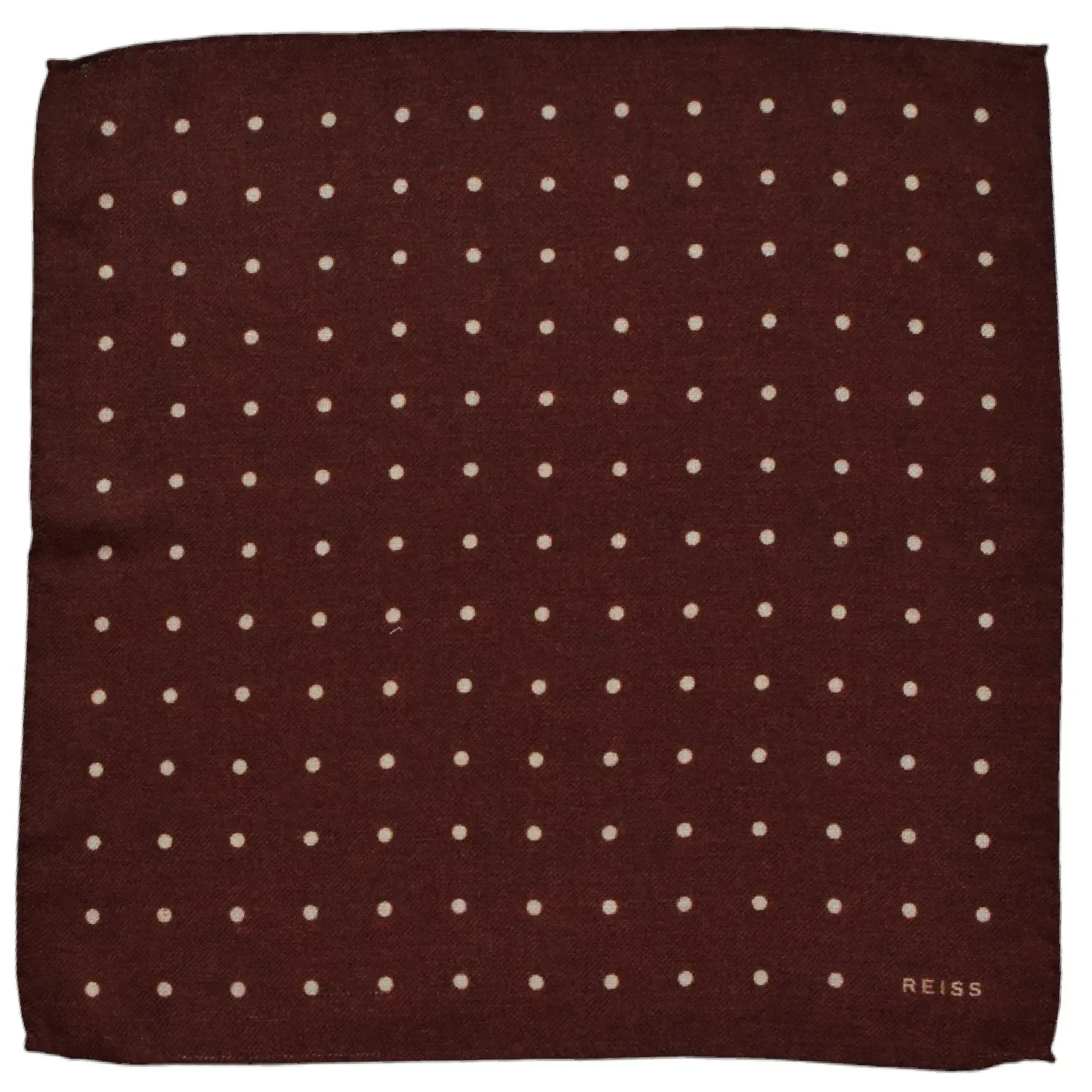 Pochette Reiss a pois en laine-2