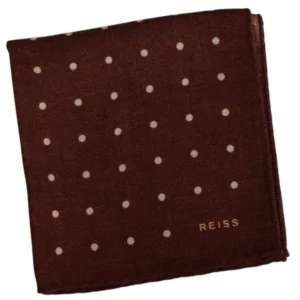 Pochette Reiss a pois en laine-3
