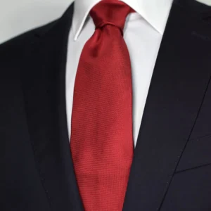 Silk red tie 1