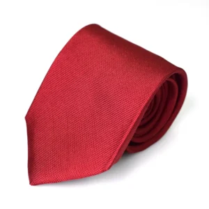 Silk red tie 2