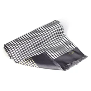 foulard à rayures en soie Ted Baker roulé