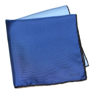 lanvin 4 panneaux bleus-pliée en quatre