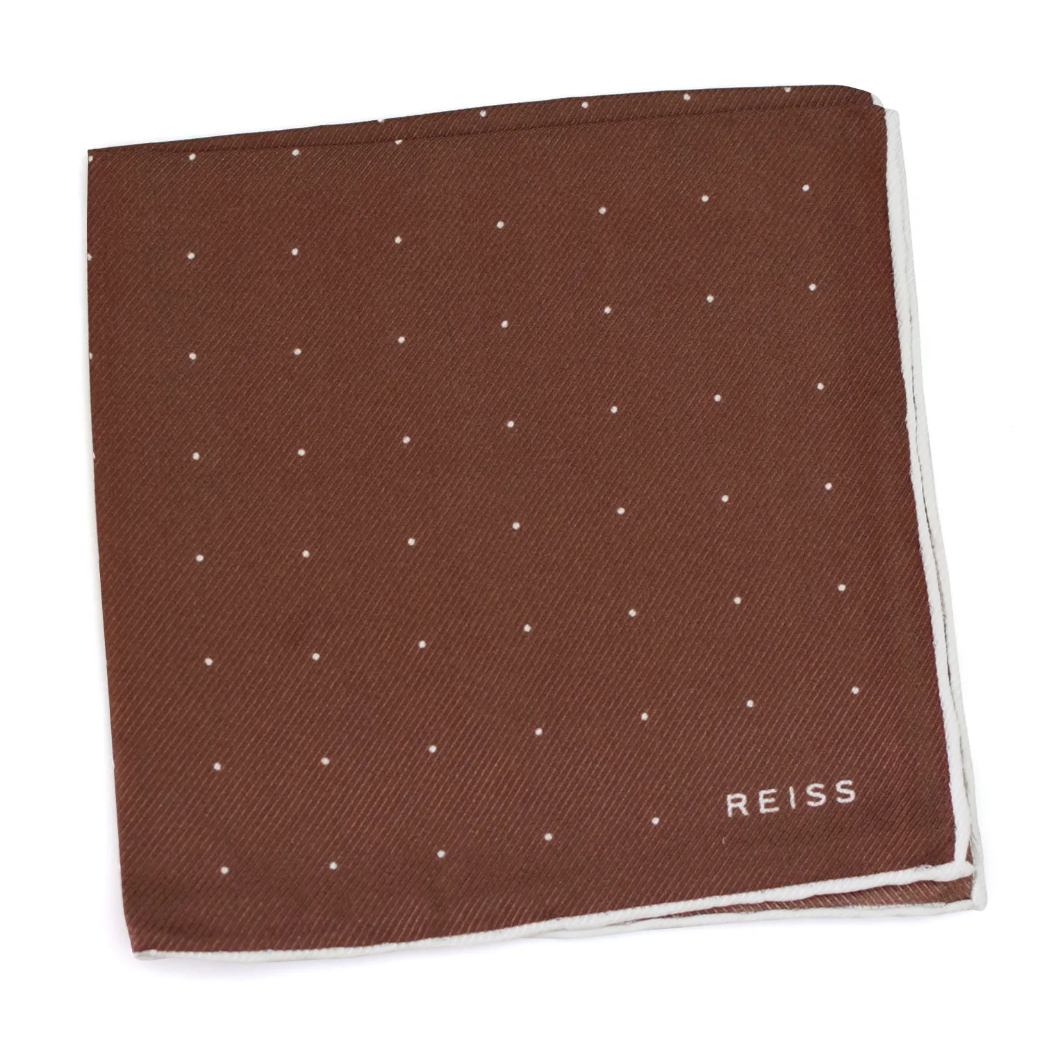Pochette en twill polka dots Reiss