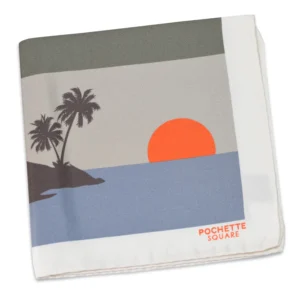 Pochette à motifs de plage Pochette Square