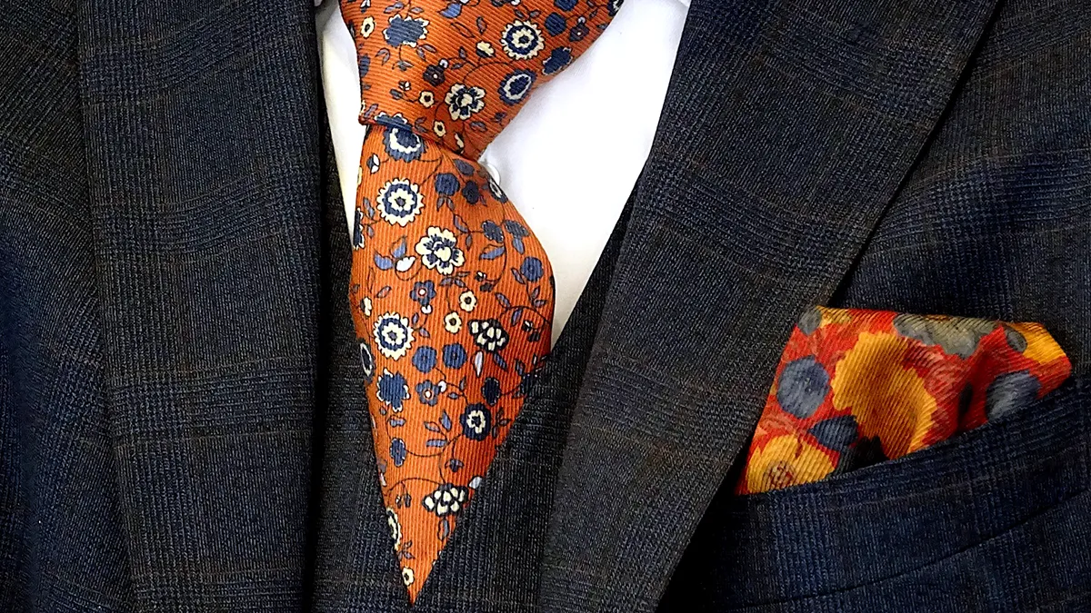 accord cravate et pochette - blog