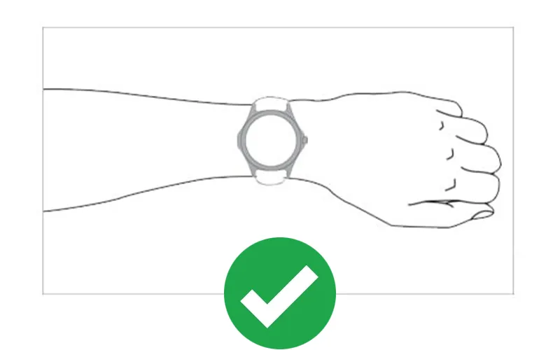 montre a la bonne taille