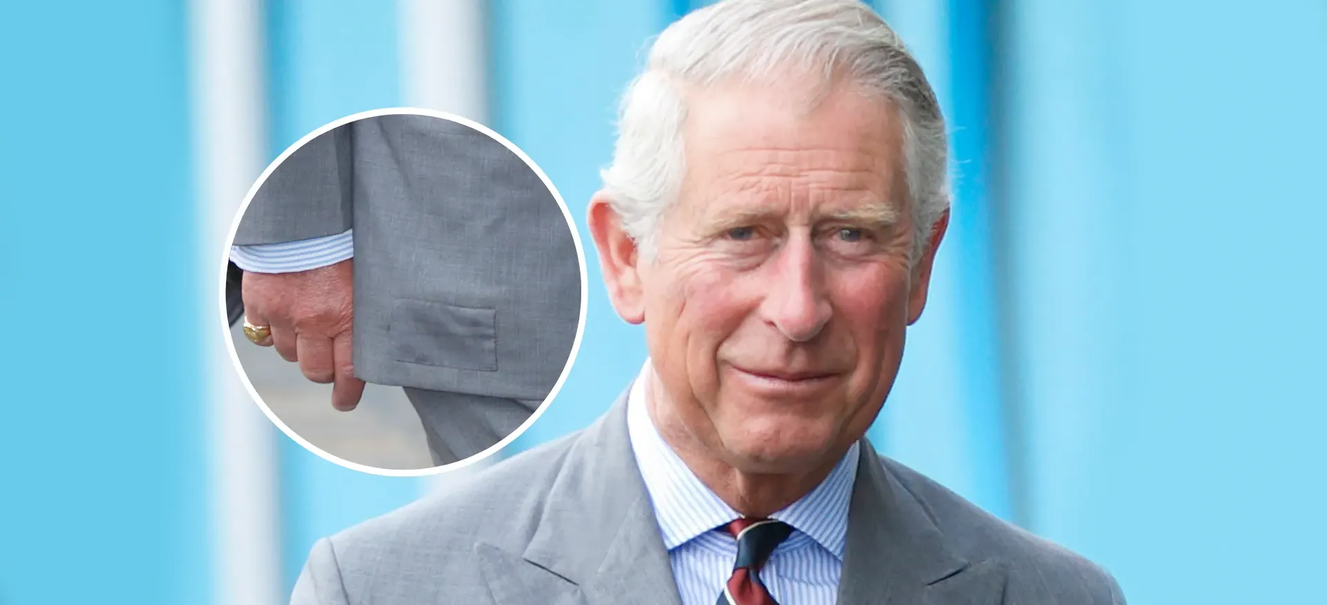 le prince charles et son costume rapiécé