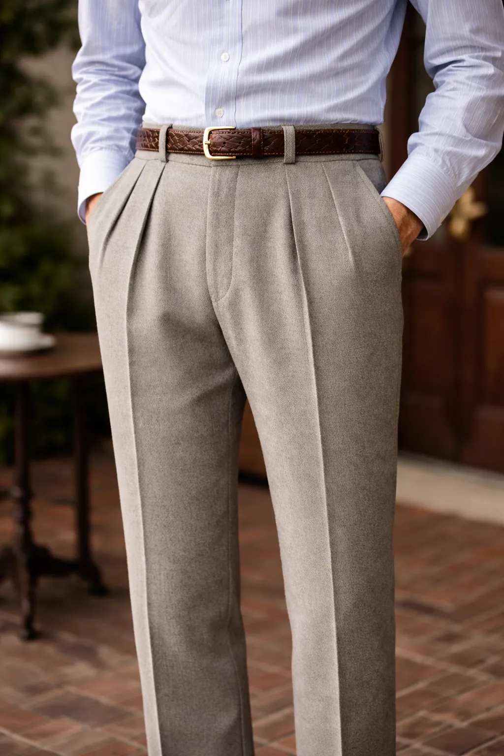 pantalon taille haute