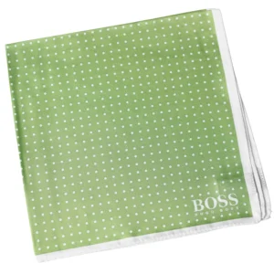 Hugo Boss polka dots verte pliee
