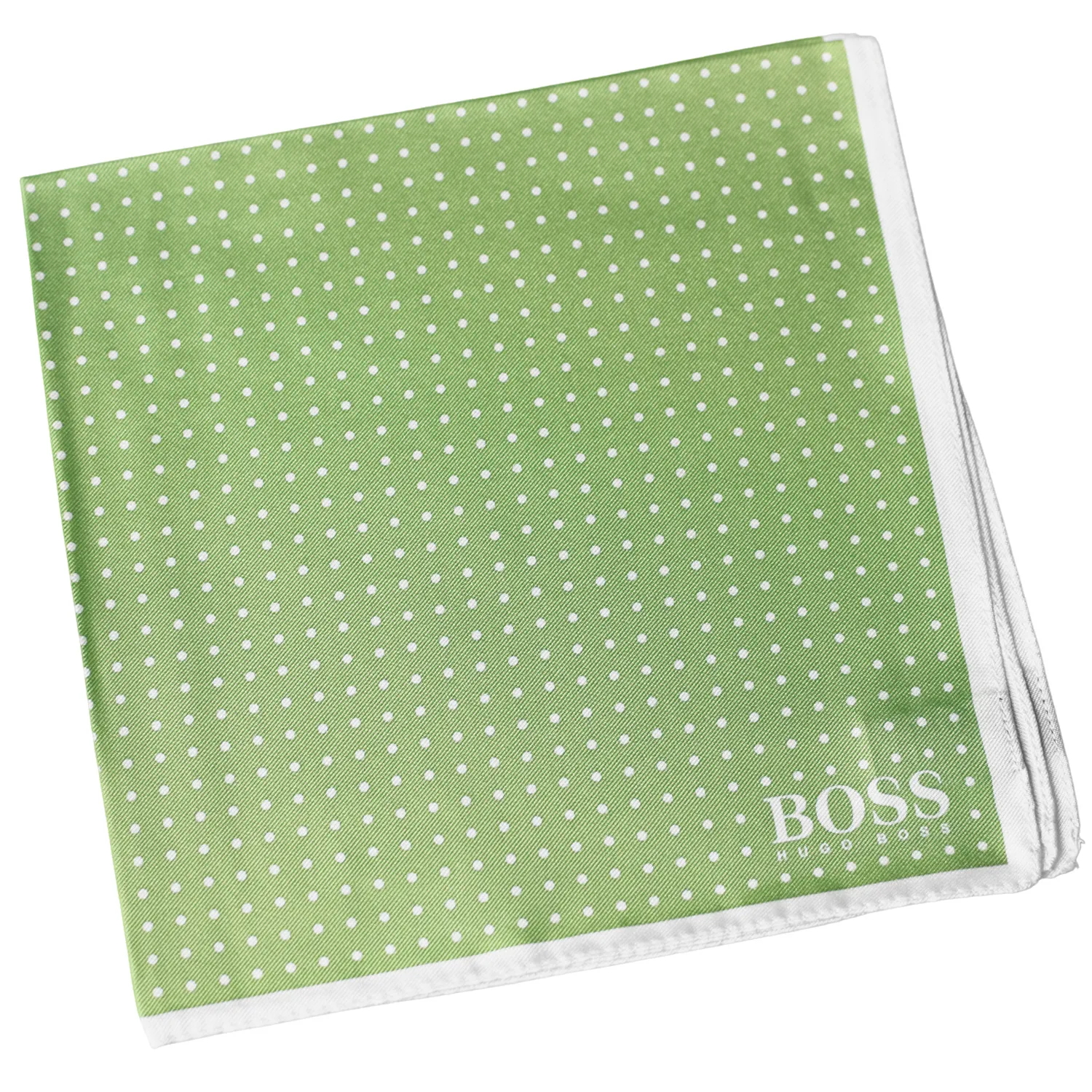 Hugo Boss polka dots verte pliee