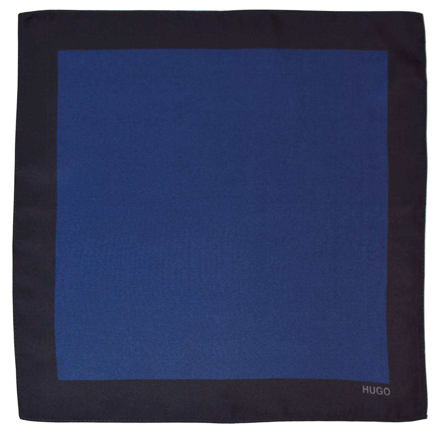 Hugo pochette noire et bleue a plat