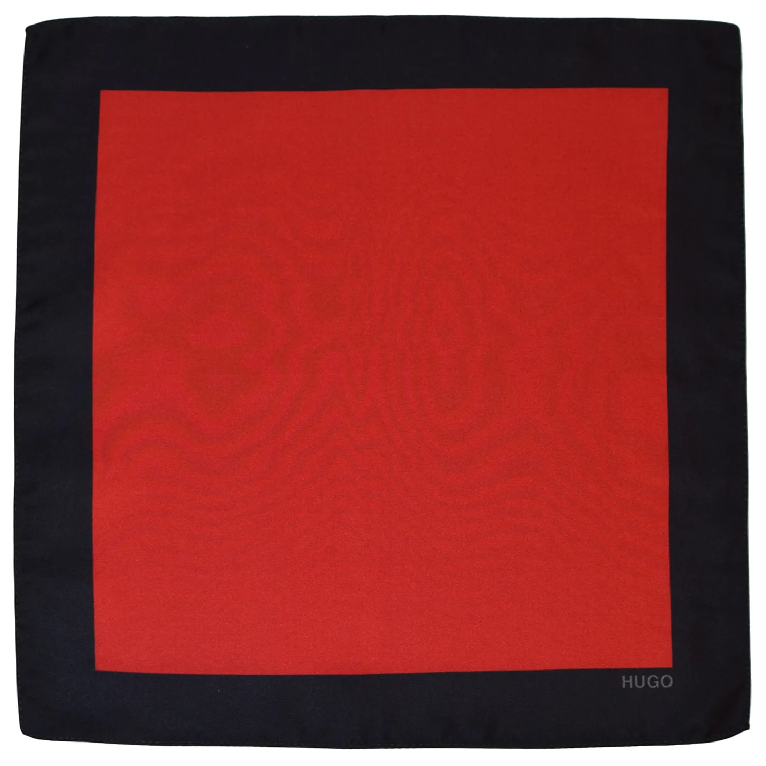 Hugo pochette noire et rouge a plat