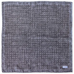 Pochette en soie Vakko à plat