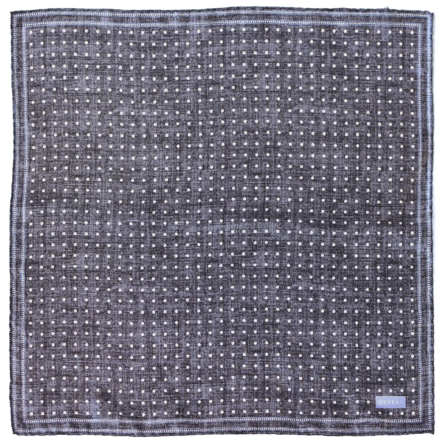 Pochette en soie Vakko à plat