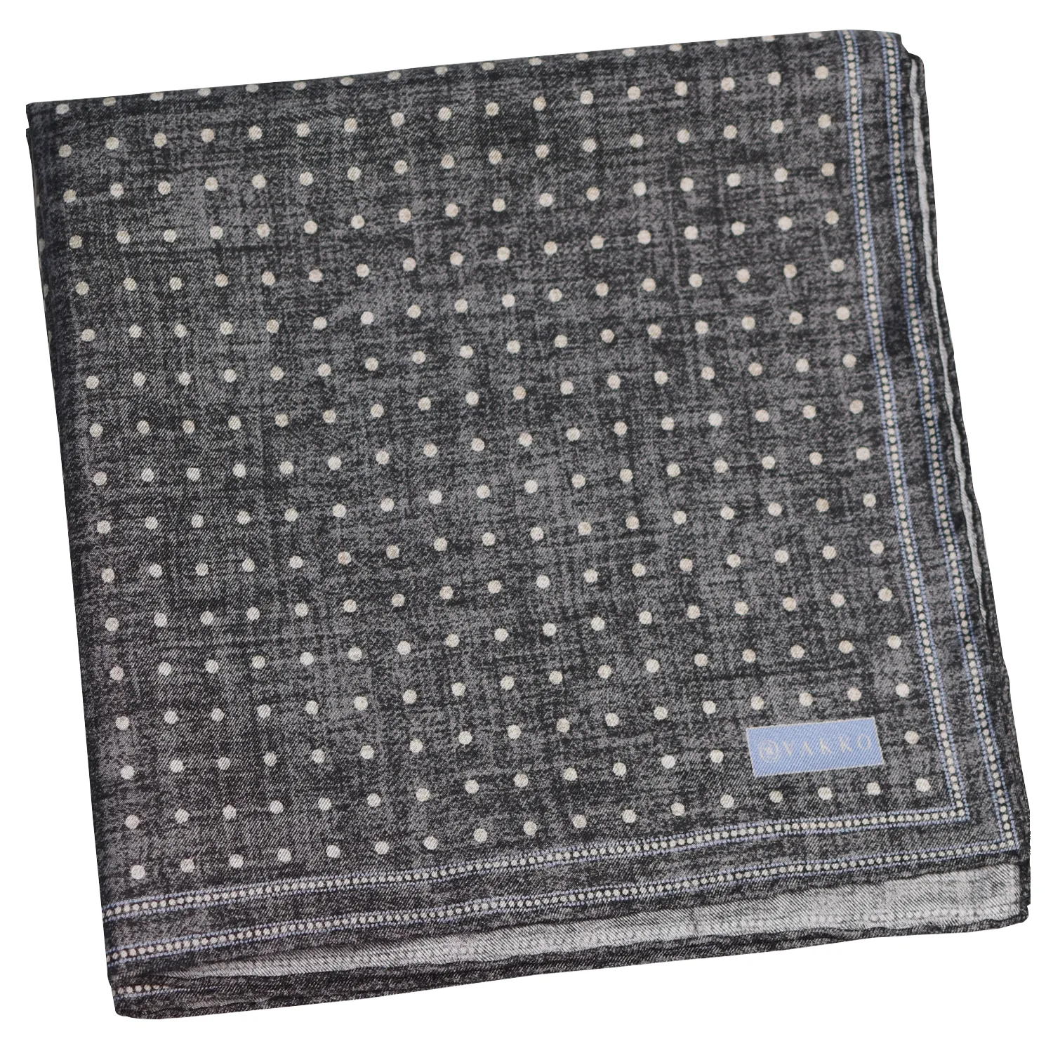 Pochette en soie Vakko pliée