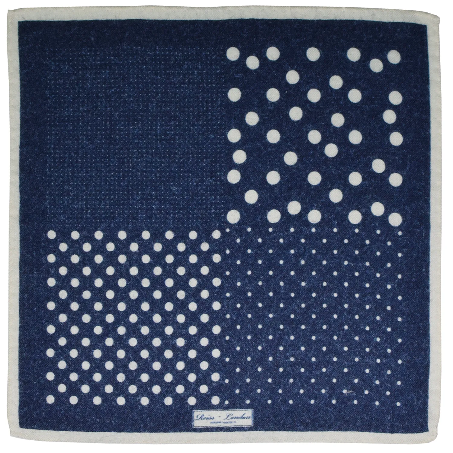 Reiss pochette laine 4 panneaux polkadots-1
