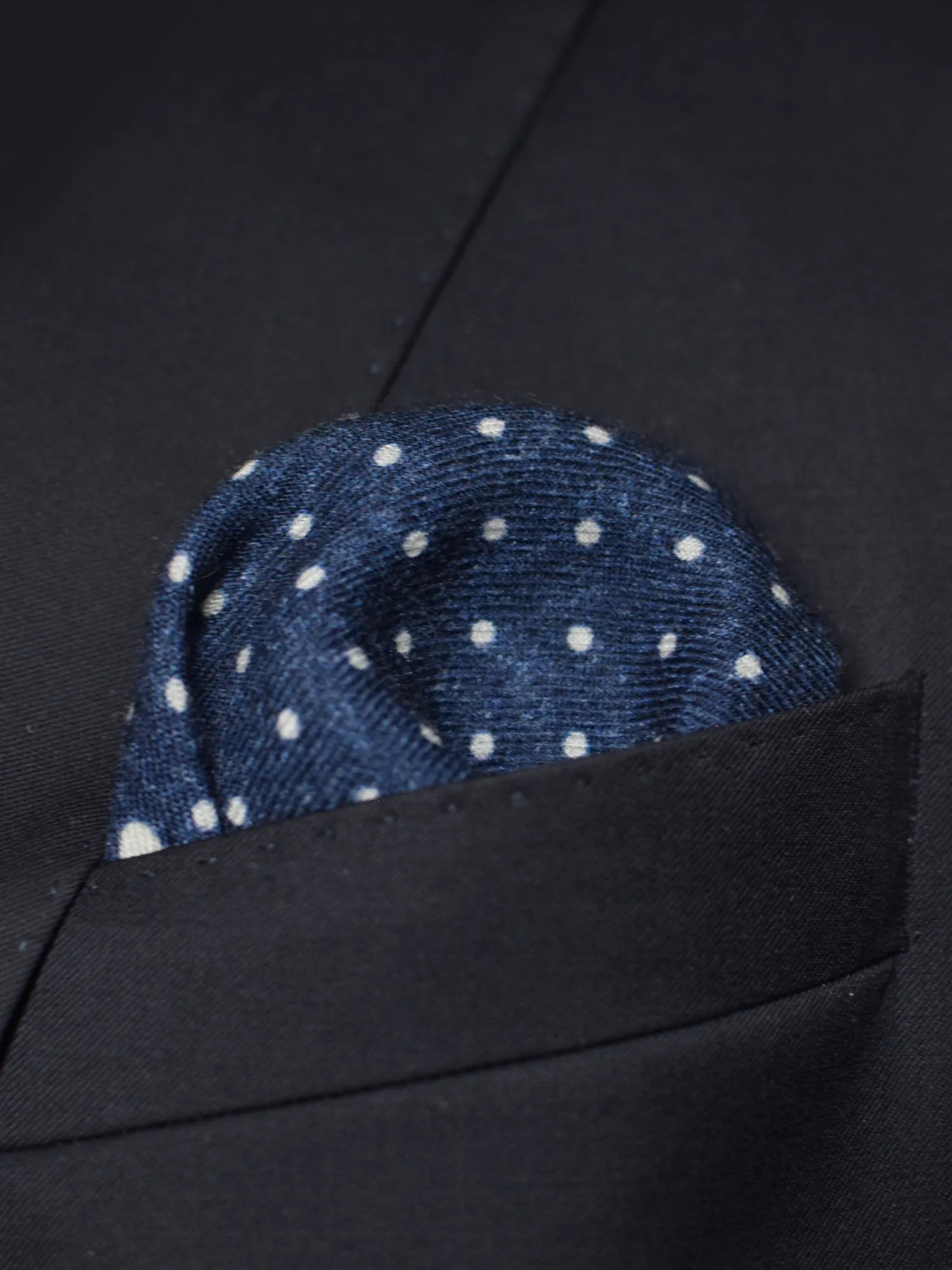 Reiss pochette laine 4 panneaux polkadots-4