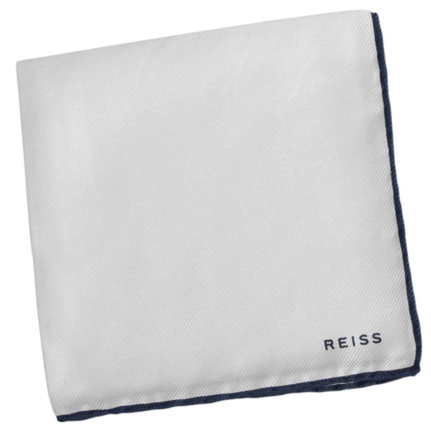 pochette twill soie 32cm blanche reiss-2