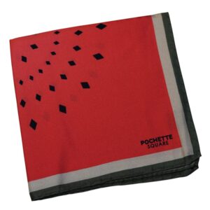 Pochette Pochette Square Pastèque pliée